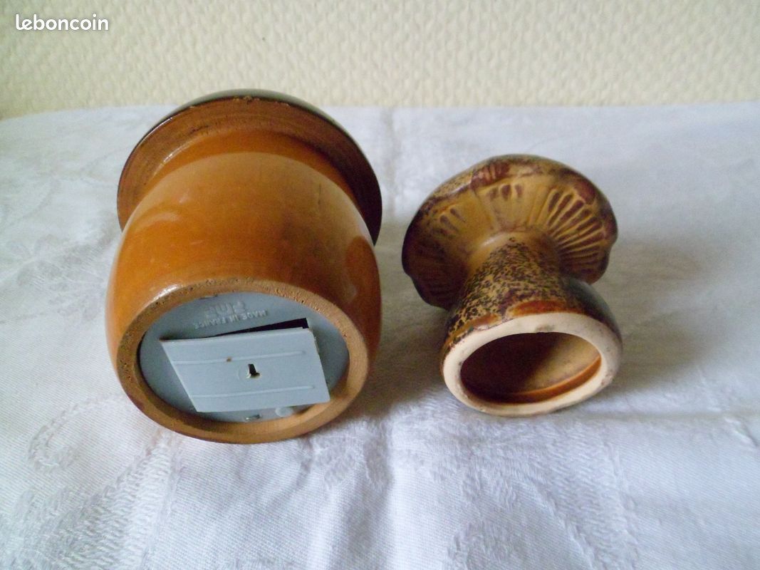 Tirelire champignon bois (vintage) (image 4)