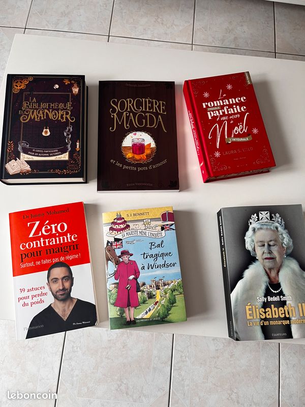 Divers livres romans, santé biographie (image 1)