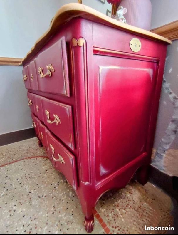 (Vendue) Commode arbalète Louis XV (image 3)