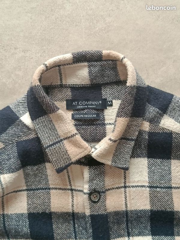 Surchemise Carreaux Homme Sur Chemise Homme Beige Armand Thiery