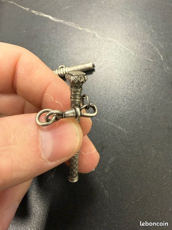 Lot De 2 Clés Pour Montre Ancienne De Poche – Cuivre Doré, Vintage, Origine France