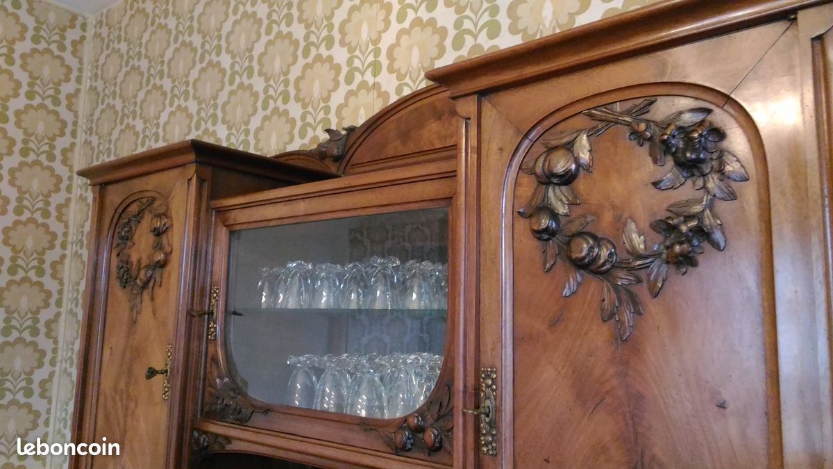 Buffet deux corps et vitrine (image 5)