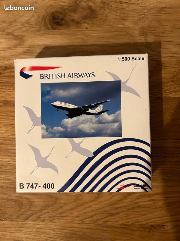 Avion BigBird 1/500 British Airways Cargo B707-336C - Modèle Herpa - Occasion