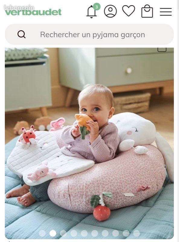 Coussin bébé activités éveil vertbaudet (image 6)
