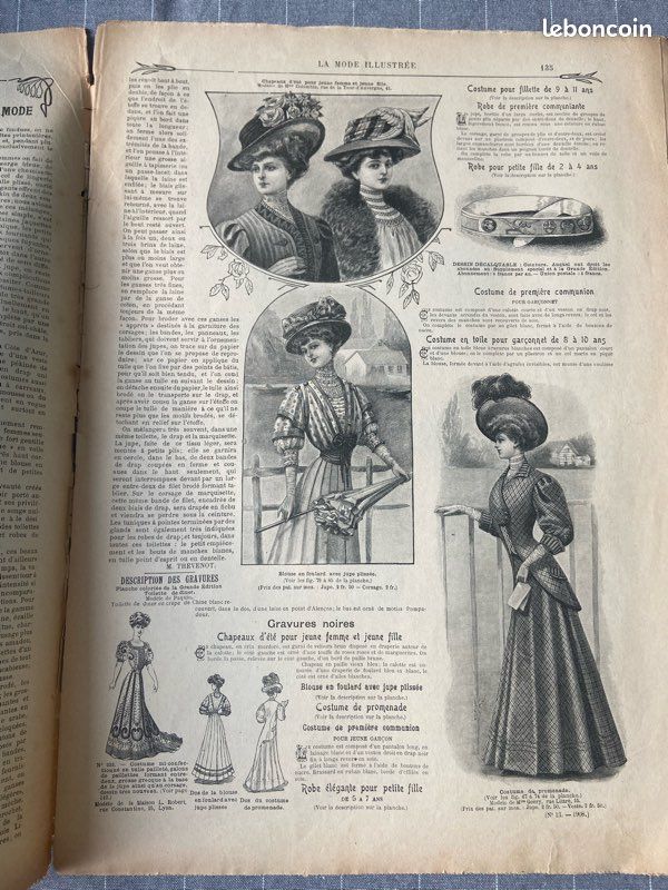 Revue Ancienne LA MODE ILLUSTRÉE N°40 - 3 Octobre 1880, Collectors, État D'Occasion