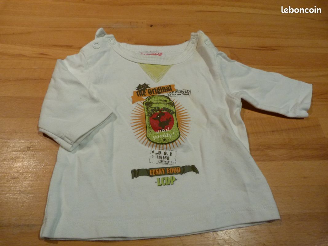 Lot de 3 Tshirts manches longues et 1 pull (image 6)