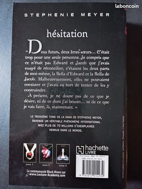 Livre twilight tome 3 en très bon etat (image 2)