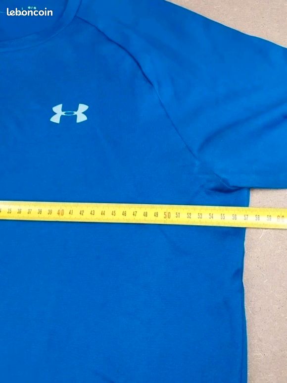 Haut de Sport Manches Longues Under Armour - Bleu Roi - Taille L (image 8)