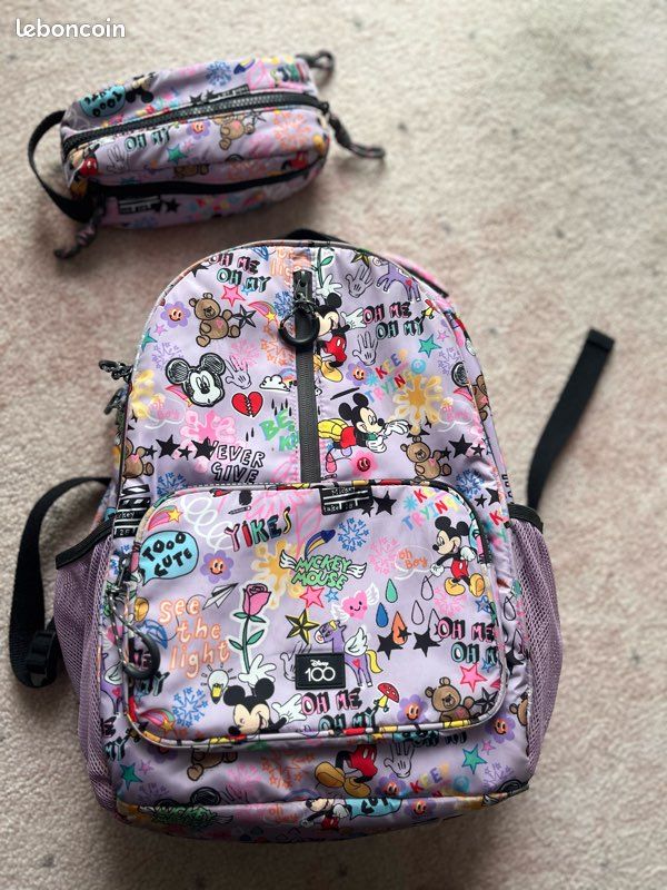 Sac à dos trousse Zara Disney Mickey Fille Bon état