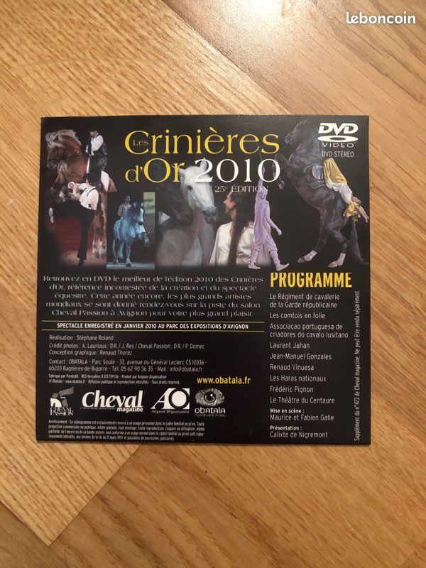 DVD Crinières d’or 2010 (image 2)