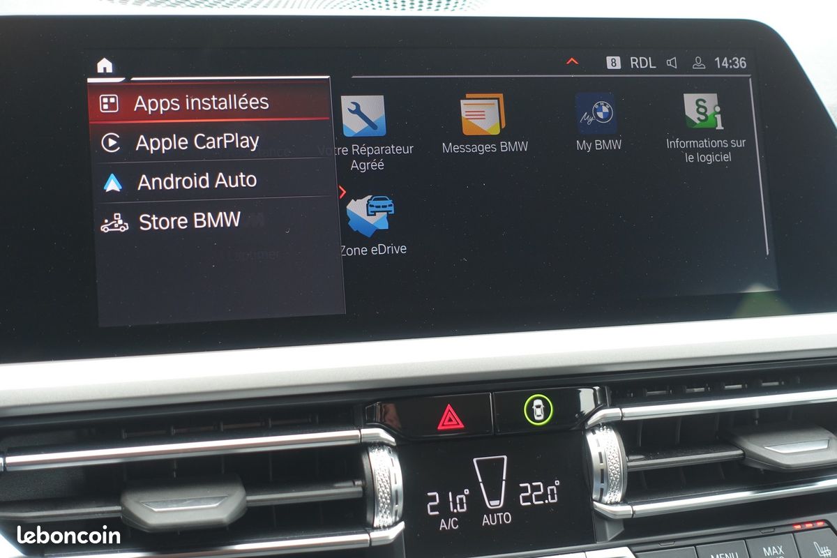 320e Touring Hybride Rechargeable BVA 204ch Cuir sport chauffant/Live cockpit/Gps Pro/LED/Carplay/Caméra/Hayon électrique/1°Main/Garantie 12 mois (image 11)