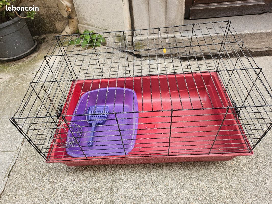 Cage pour rongeur 80cm x 40 cm (image 2)