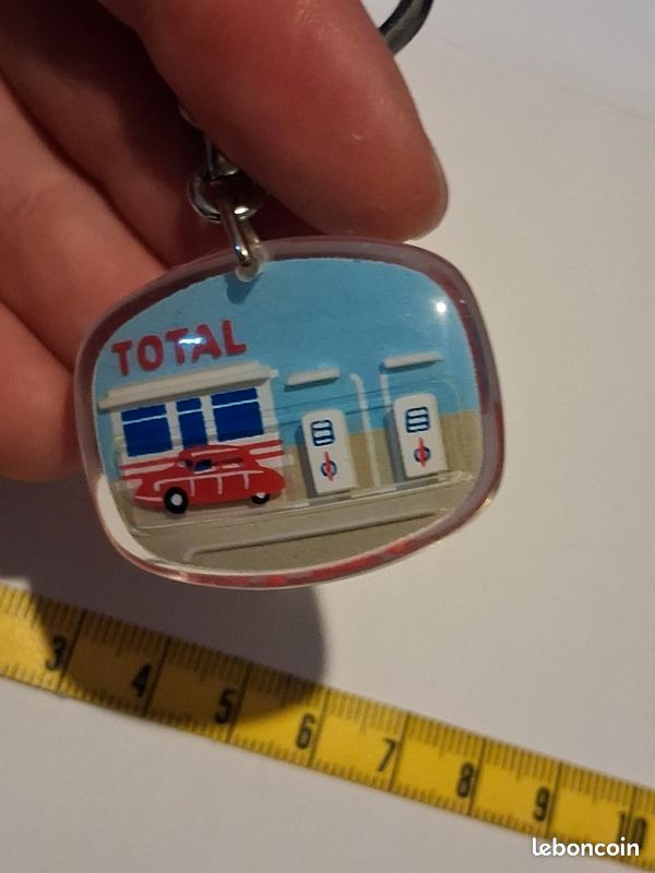 Porte-clés Mobile BOURBON TOTAL Station Service – Mobile (Rare, sans bulle ) (image 2)