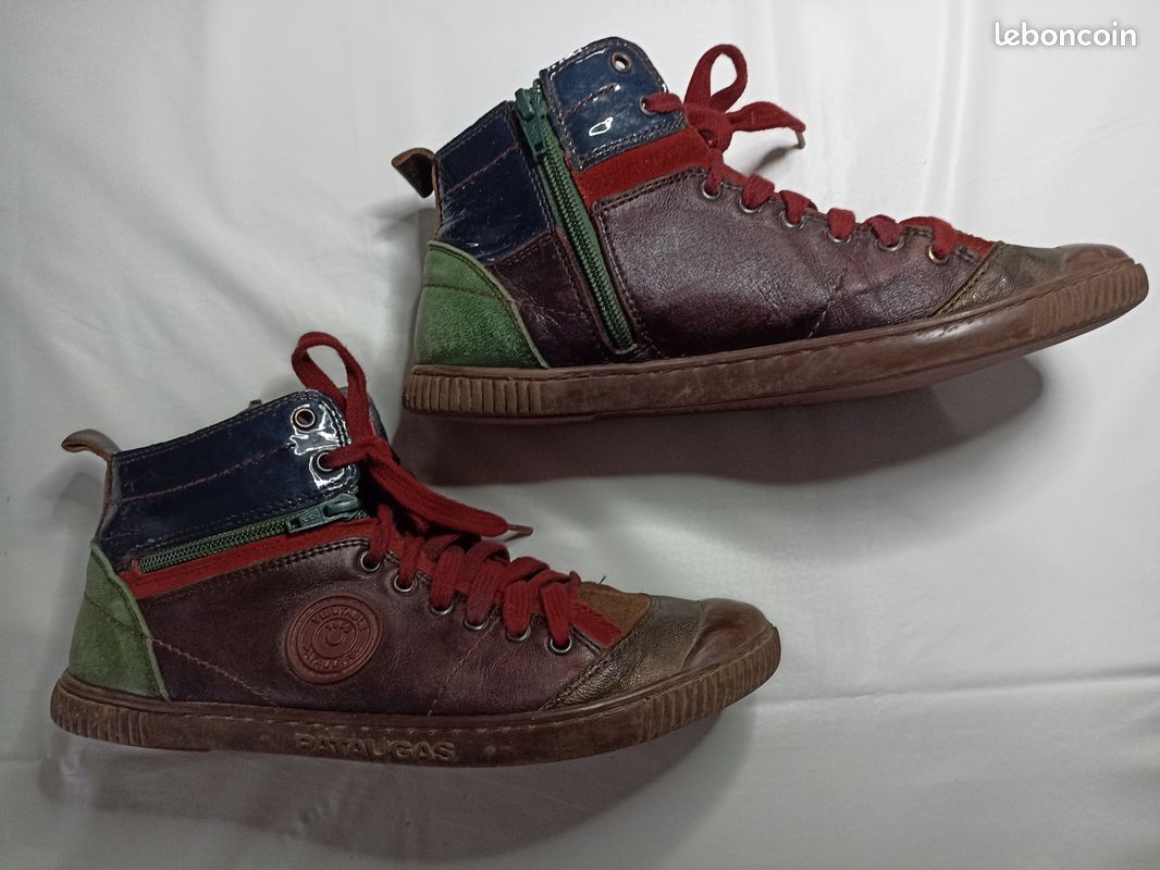 Pataugas bottines c violet vert 39 Chaussures