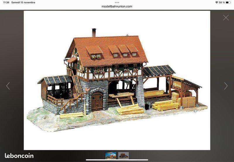 Maquette GENERIQUE Modélisme HO : Petite maison de la Forêt-Noire