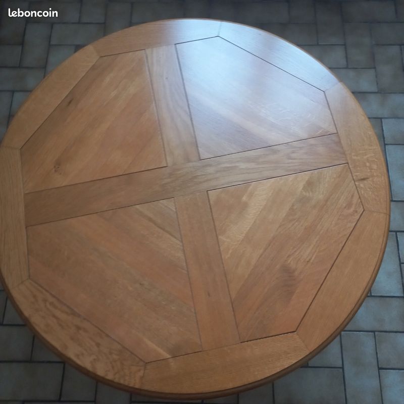 Table basse en chêne massif (image 5)