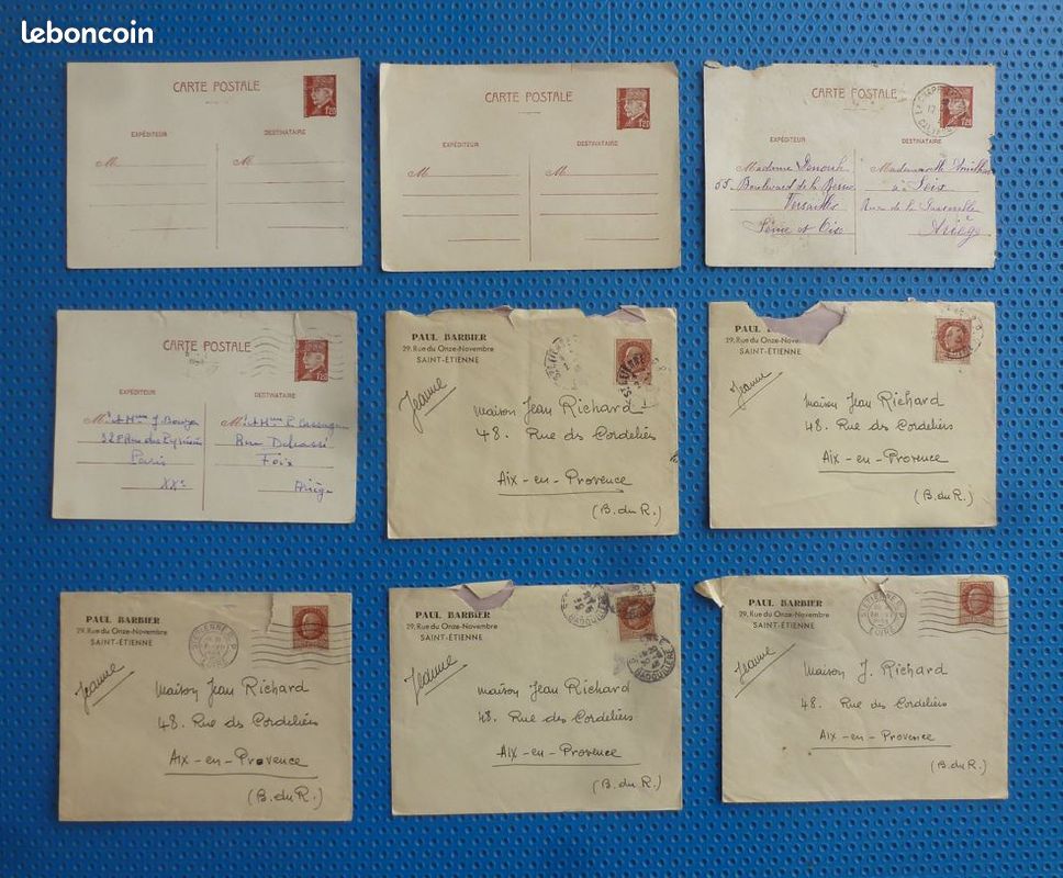 TAICHEUT Lot de 400 enveloppes à rabat en V bleues de 22,9 x 10,2 cm