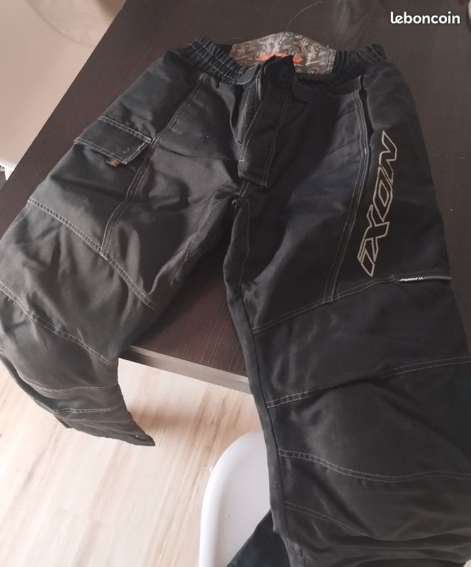 Pantalon moto cuir homme T44 - Équipement moto