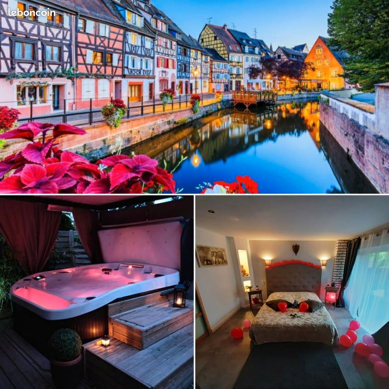 Strasbourg dans un appartement Romantique, jacuzzi, sauna et terrasse ... (image 3)