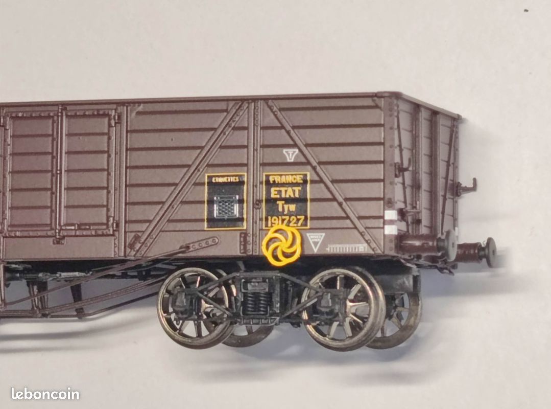 Wagon Frigo WB 529 Ree Modeles HO - Époque II - Modèle Réduit Ferroviaire Ex-USA