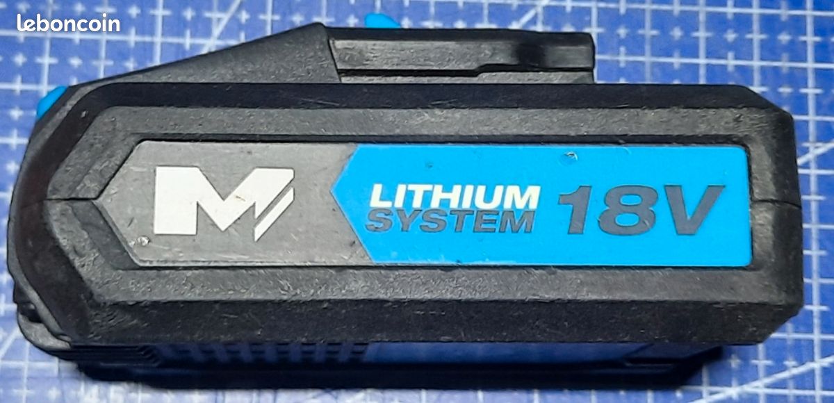 MBAT18-Li batterie 18V 1,5Ah 27Wh MAC ALLISTER, occasion testée sur banc d'essai (image 4)