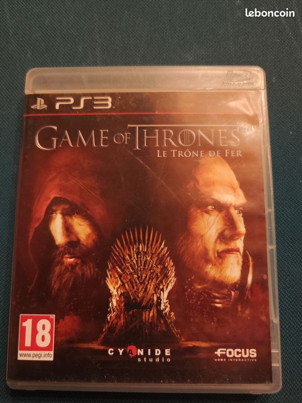 Jeu Game Of Thrones - Le Trône De Fer Sur PS3 - Avec Manuel - Occasion Bon état - PEGI 18