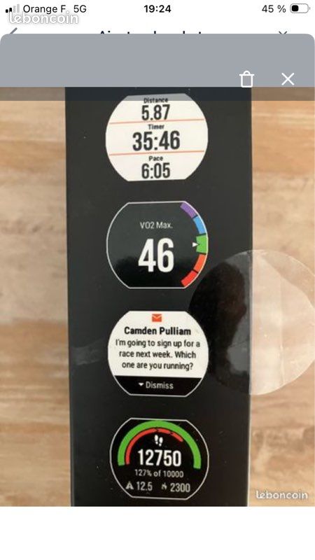 Montre Garmin forerunner 235 (image 3)