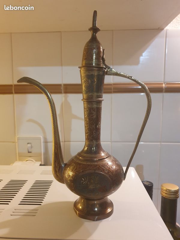 Pichet Ancien EPNS Argenté Anglais 2,5L - Carafe à Fleurs Vintage