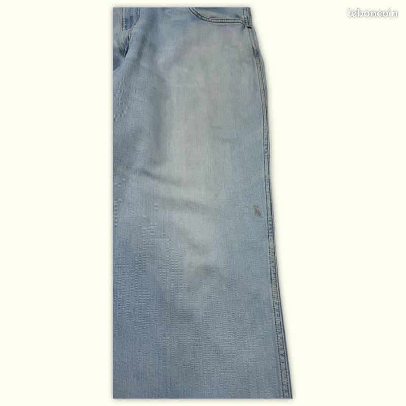 Jeans Homme Wrangler W40 L32 Bleu clair Coton Traces d'usure visibles Regular (image 3)