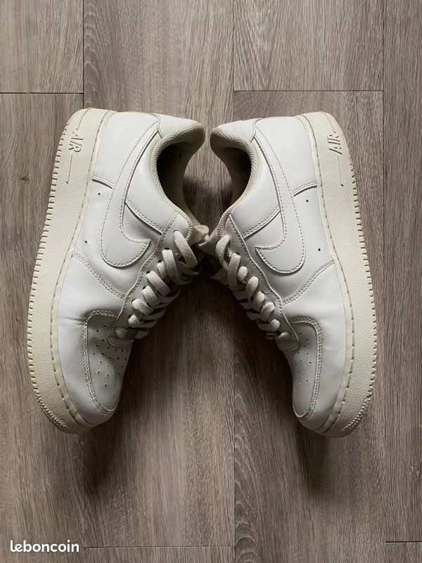 Triple White Air Force Blanche Homme 42 Nike Air Force '07 All