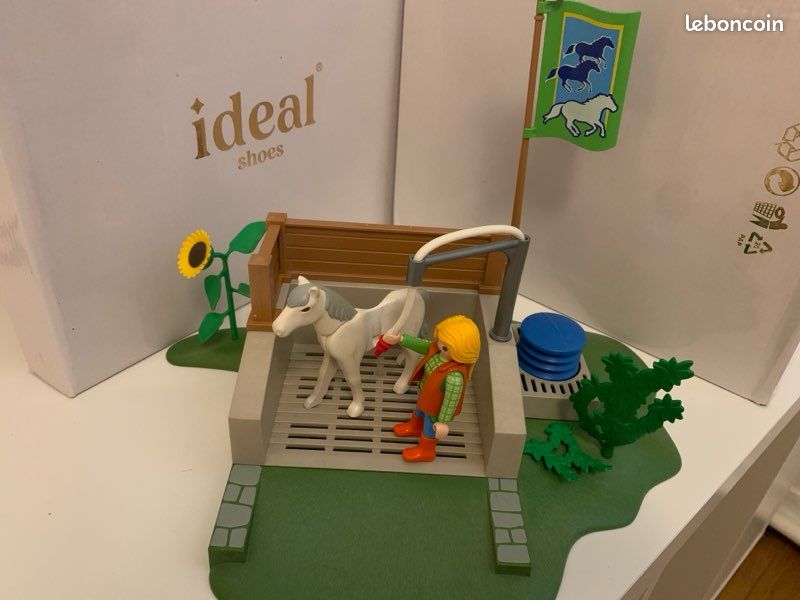 Playmobil box de lavage cheval (image 1)