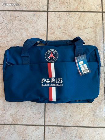 Sac De Sport Officiel Paris Saint Germain PSG - 26x44x26 Cm - Polyester Ripstop