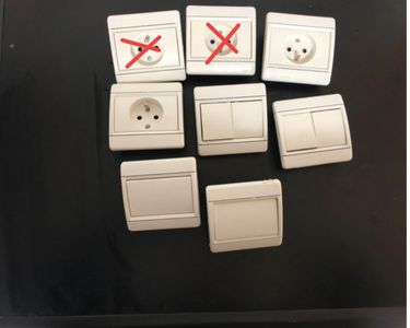 ARNOULD INITIA 69002 - 1 mécanisme double Interrupteur Va-et-Vient 10 A
