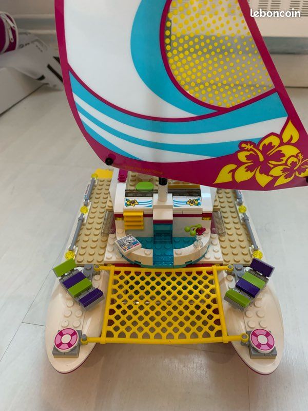 Zavvi Lego Friends Uk Friends Boat Lego Catamaran 41317 LEGO