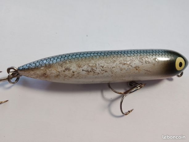 2 Leurres De Pêche Vintage En Bois Heddon - Modèle Zara Et Souris - Collection Ou Utilisation
