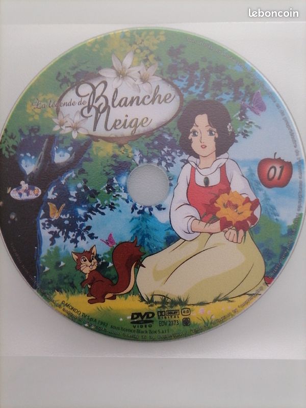 4 DVD La légende de Blanche Neige.. 7 euros (image 2)