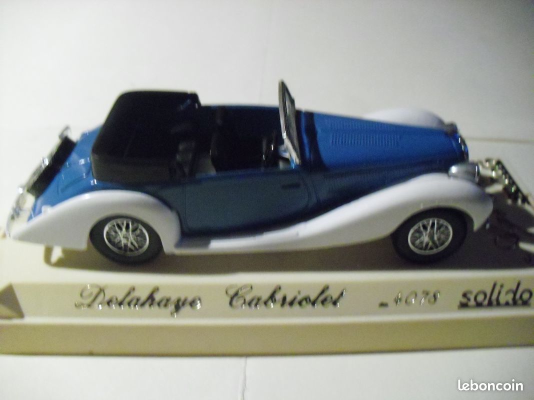 Miniature Solido 1/43 Fiat Cabriolet 1929 - Série 100, Années 1950/60, Ref 154