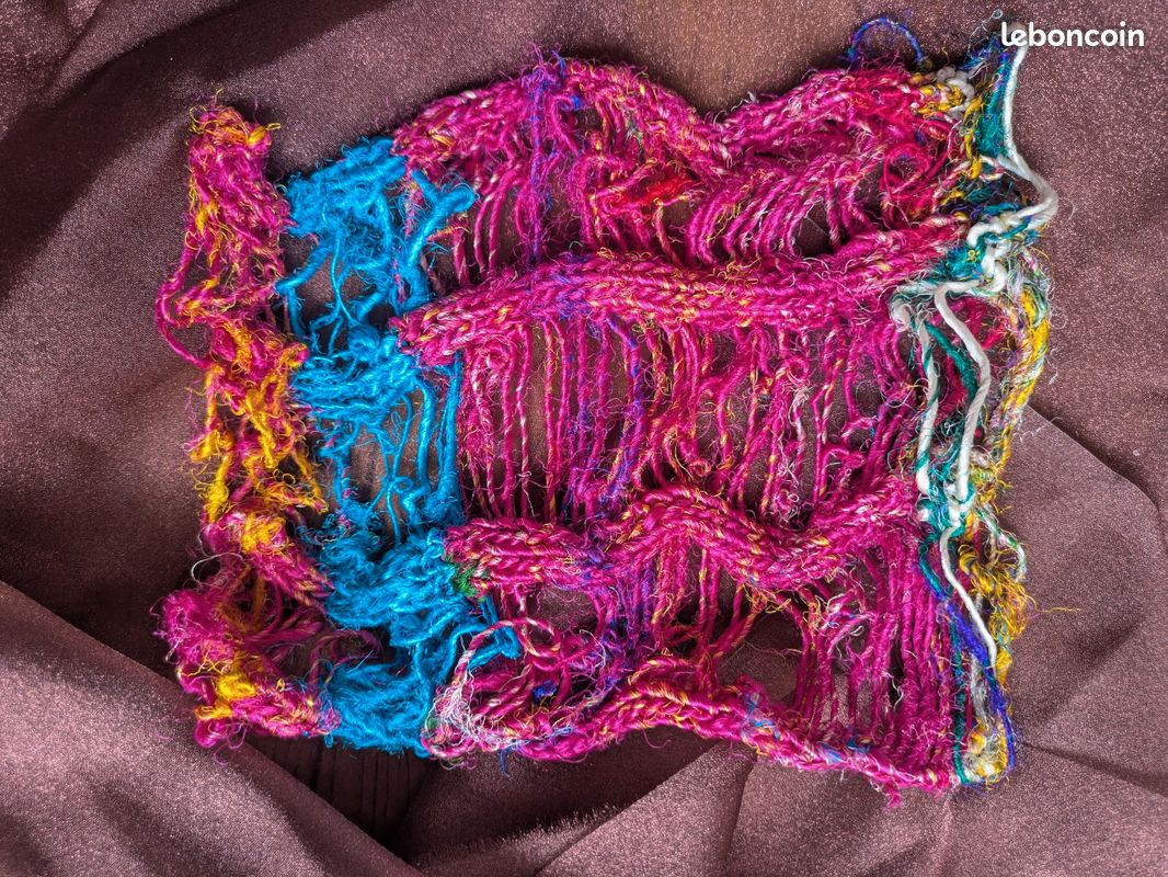 Fil à tricoter type Fonty Sari (image 1)