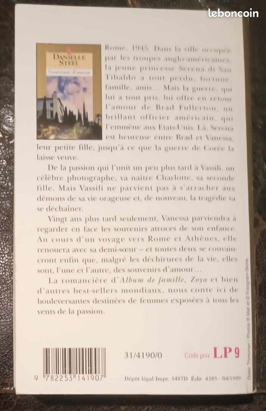 Souvenirs d'amour Danielle Steel (image 2)