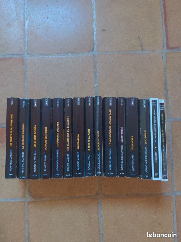 Lot de polars Mankell, Donna Leon, Brigitte Aubert, Kellermann etc (image 2)