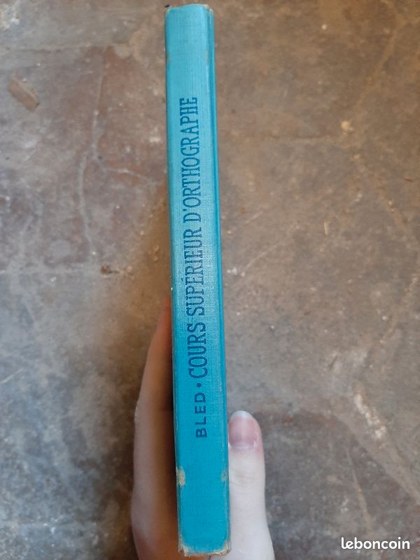 Livre ancien : Cours supérieur d'orthographe (image 2)
