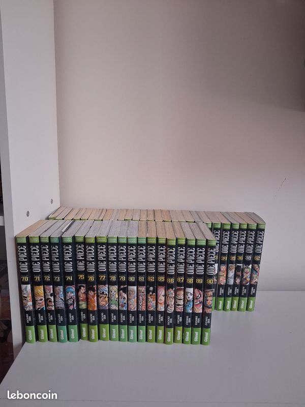 Manga One Piece lot de 46 tome tome 1 à 15 + 21 26 27 28 31 à 36 + 38 62 et 70 à 90 sans le 83 et 84 (image 5)