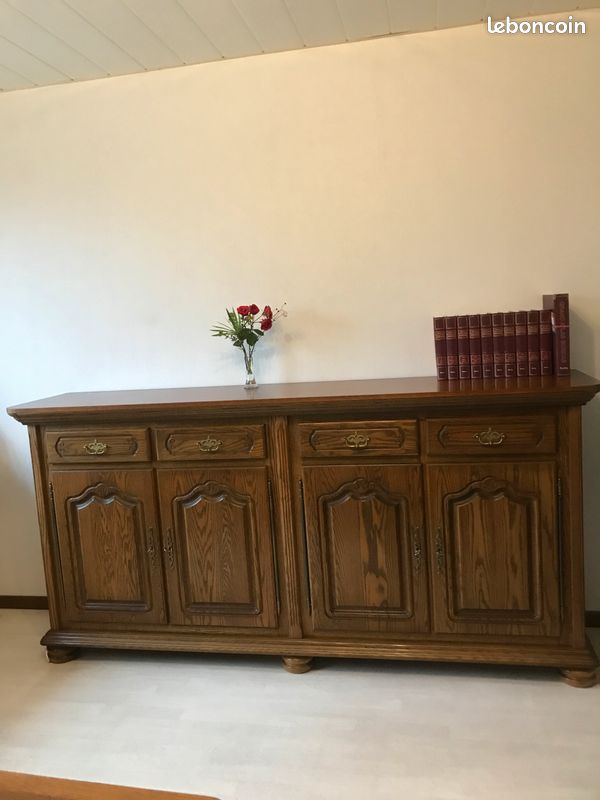 Bahut chêne rustique (image 2)