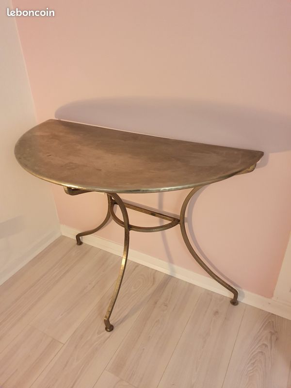 Table d'appoint demi-cercle (image 1)