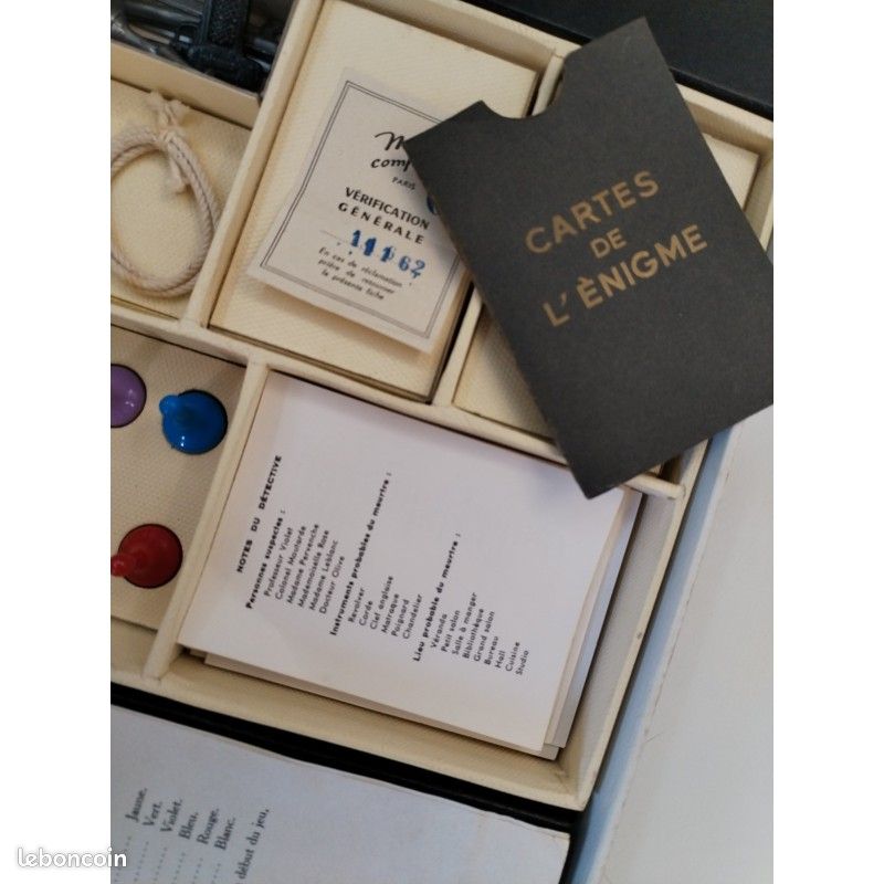 Cluedo Ancien Miro Company 1951 ? - Jeu De Société Première édition Rare