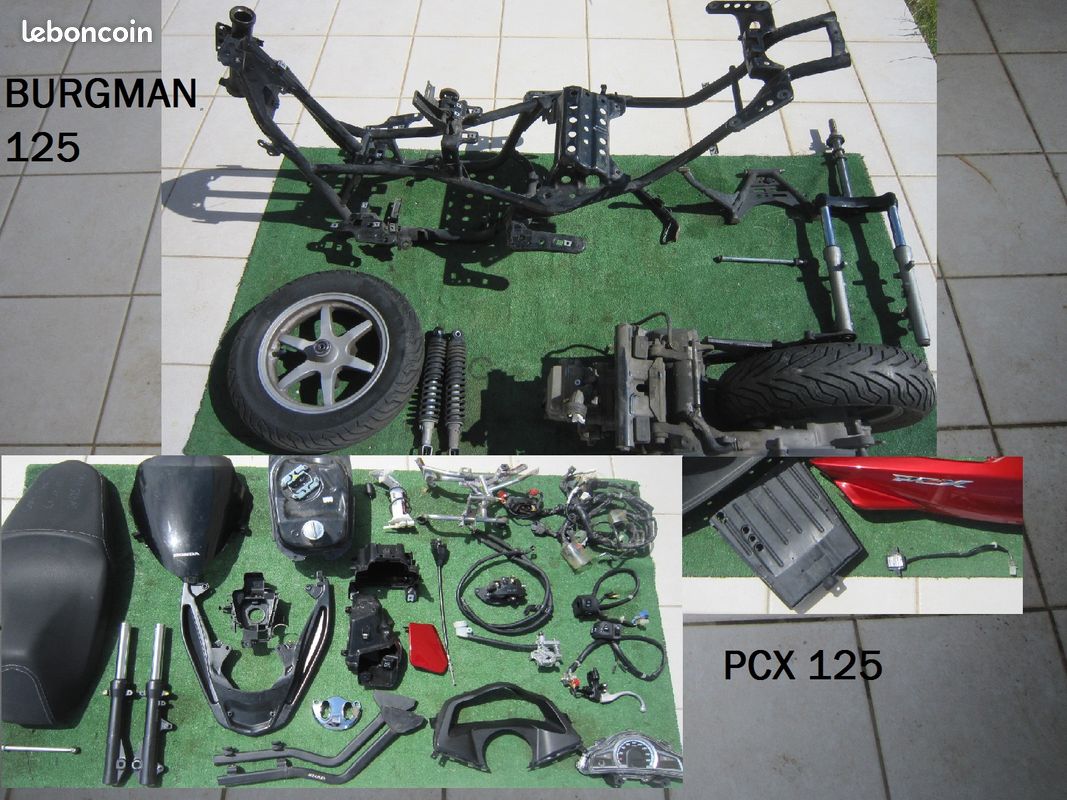 Pièces BURGMAN 125, MP3 125-400, PCX 125, Listes + Tarifs (image 2)