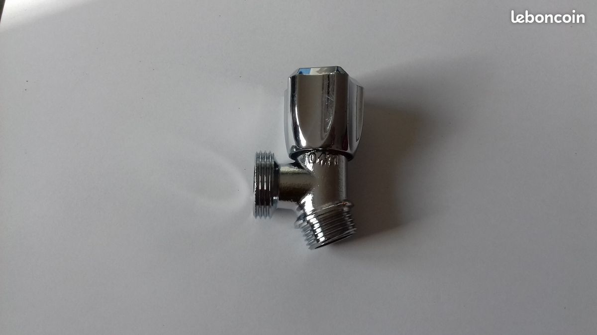 Robinet chrome equerre machine a laver male male (image 1)