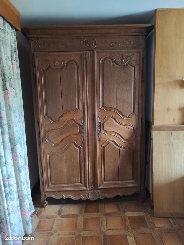Armoire ancienne bois massif (image 6)
