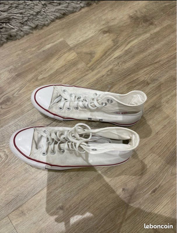 Converse blanche (image 2)