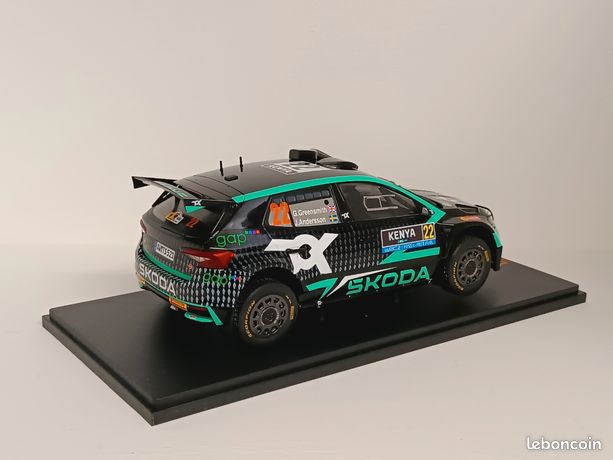 Miniature Skoda Fabia Rally 2 #22 1/18 - IXO 18RMC209.22, Neuve En Boîte